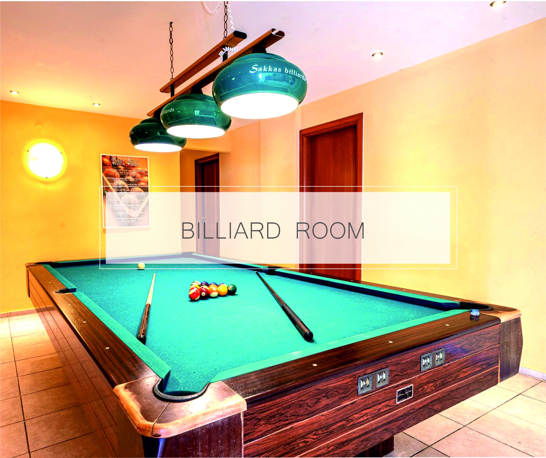 Lorenzo Hotel Billiard Room