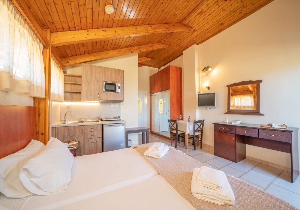 Double Studio with Side Sea View